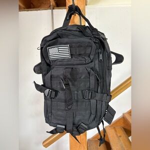 Tactical Black Backpack